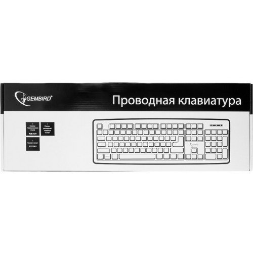 Клавиатура Gembird KB-8320U-BL USB (черный) 4
