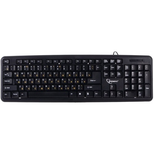 Клавиатура Gembird KB-8320U-BL USB (черный) 5
