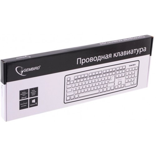 Клавиатура Gembird KB-8320U-BL USB (черный) 8