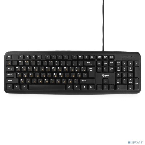 Клавиатура Gembird KB-8320U-BL USB (черный) 9