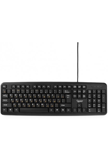 Клавиатура Gembird KB-8320UXL-BL USB (черный) 