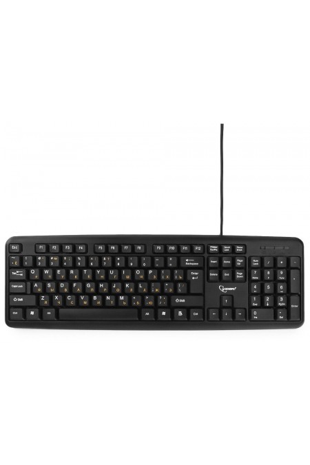 Клавиатура Gembird KB-8320UXL-BL USB (черный) 4