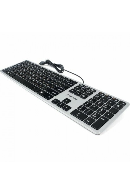 Клавиатура Gembird KB-8420 (черный/серебристый) 1