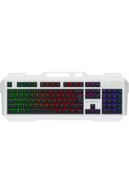 Клавиатура Gembird KB-G710M-S (серебристый/черный) 