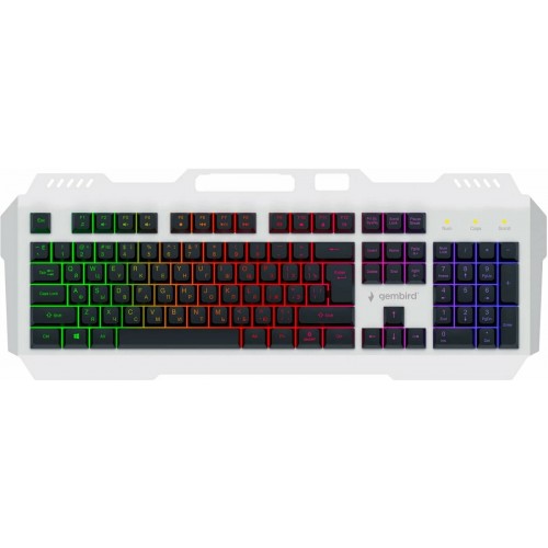 Клавиатура Gembird KB-G710M-S (серебристый/черный) 
