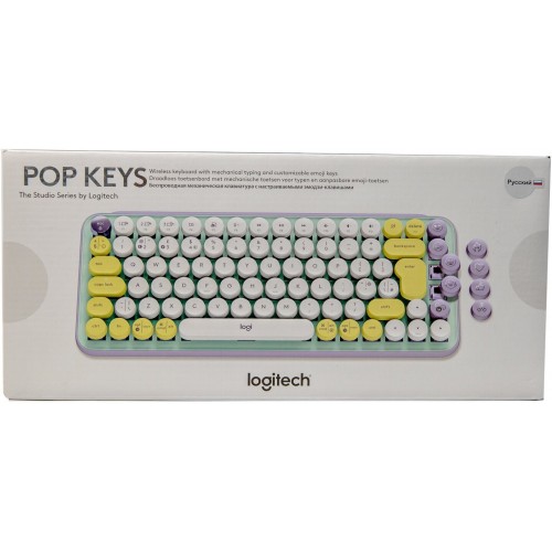 Клавиатура Logitech POP Keys (920-010717) (зеленый/сиреневый) 3