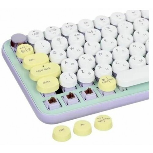 Клавиатура Logitech POP Keys (920-010717) (зеленый/сиреневый) 9