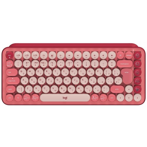 Клавиатура Logitech Wireless Keyboard POP Keys Heartbreaker Rose (розовый) 