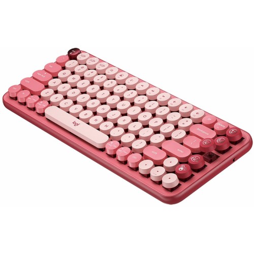 Клавиатура Logitech Wireless Keyboard POP Keys Heartbreaker Rose (розовый) 7