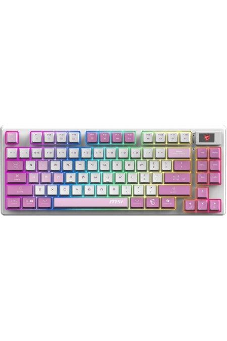 Клавиатура MSI Forge GK600 (S11-43RUQ01-HH9) (белый/фиолетовый) 