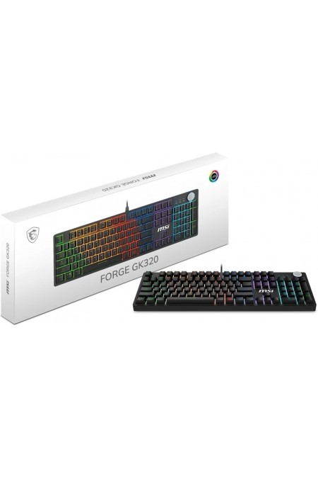 Клавиатура MSI GAMING RU FORGE GK320 (красный) 4