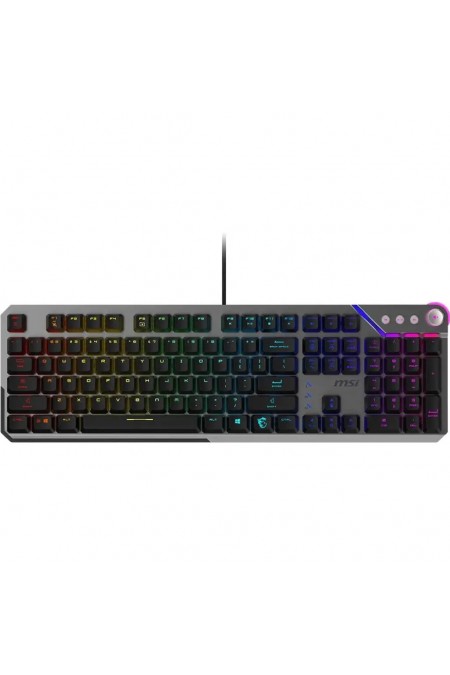 Клавиатура MSI STRIKE 600 Silent (S11-04RU256-CLA) (серый/черный) 