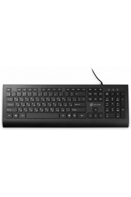 Клавиатура Oklick 155M USB slim (черный) 