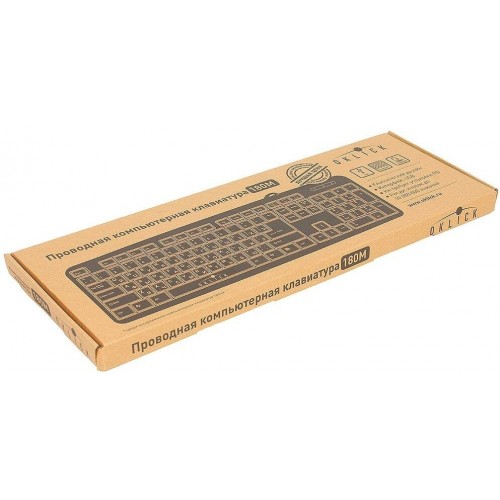 Клавиатура Oklick 180M USB (черный) 3