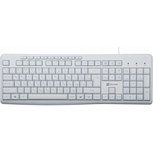 Клавиатура OKLICK 305M (белый) 