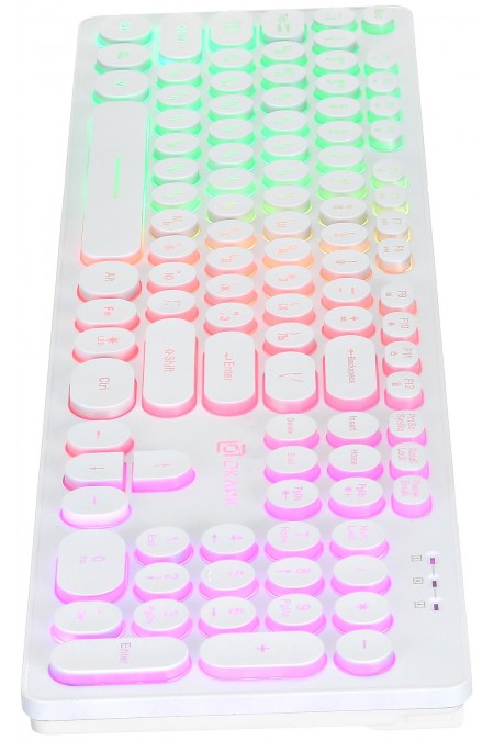 Клавиатура Oklick 420MRL (белый) 2