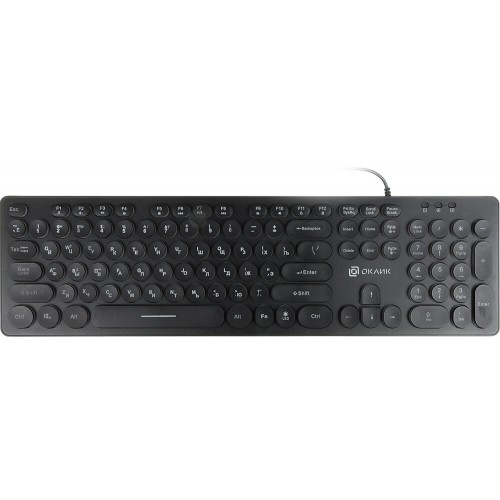 Клавиатура Oklick 420MRL USB (черный) 5
