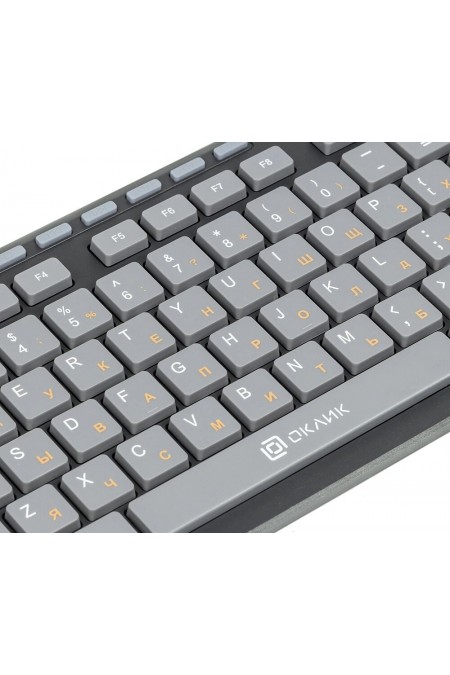 Клавиатура Oklick 480M (черный/серый) 2
