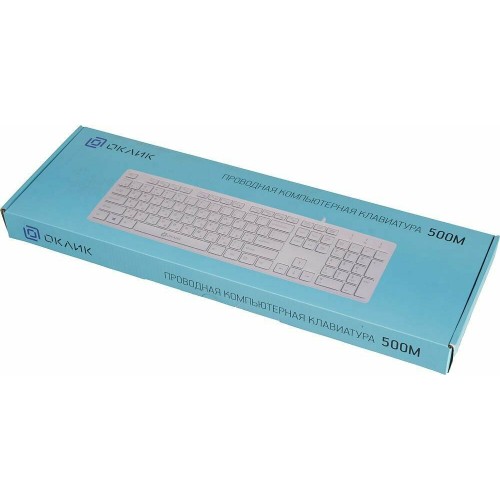 Клавиатура Oklick 500M (белый) 4