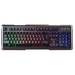 Клавиатура Oklick 717G (черный/серый)