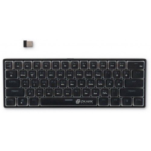 Клавиатура Oklick K763W (1920548) (черный) 1
