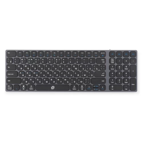 Клавиатура Oklick K767W (серый/черный) 4