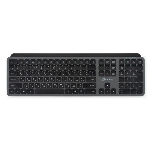 Клавиатура Oklick K859W (серый/черный) 3