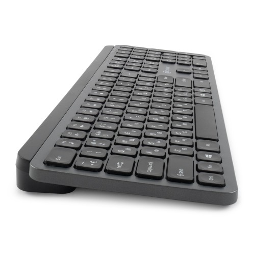 Клавиатура Oklick K859W (серый/черный) 8