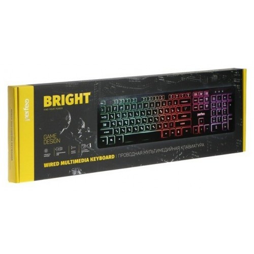 Клавиатура Perfeo BRIGHT (черный) 3