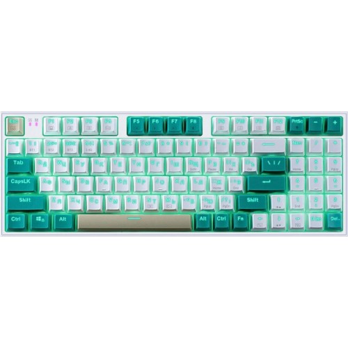 Клавиатура Redragon Veigar (белый/зеленый) 1