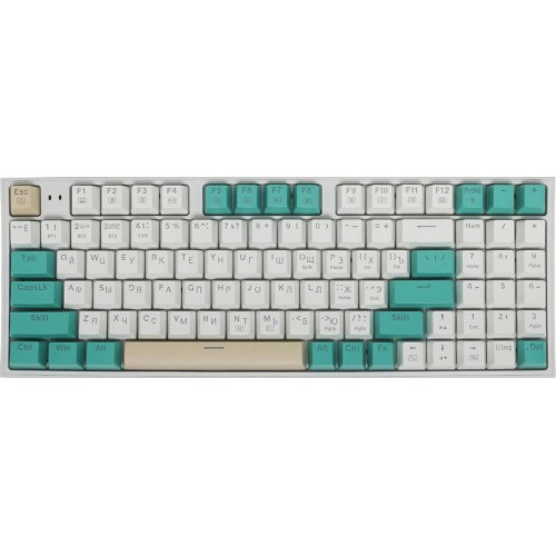 Клавиатура Redragon Veigar (белый/зеленый) 5