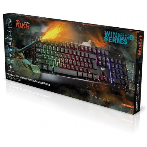 Клавиатура SmartBuy (SBK-310G-K) RUSH Armor 310 USB (черный) 1