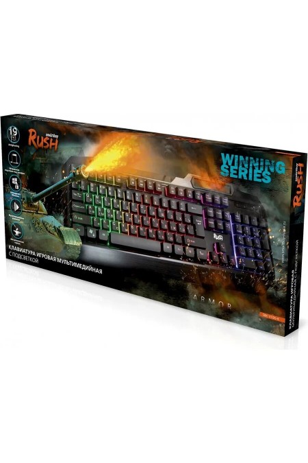Клавиатура SmartBuy (SBK-310G-K) RUSH Armor 310 USB (черный) 2