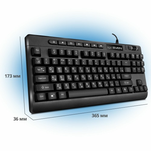 Клавиатура Sven KB-G8200 (черный) 