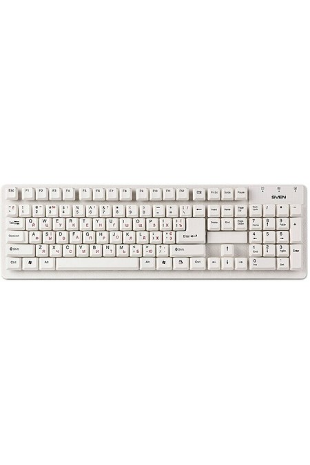 Клавиатура Sven Standard 301 W (белый) 
