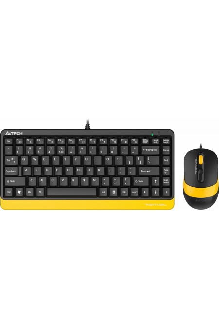 Комплект A4Tech Fstyler FG1110 (черный/желтый) 
