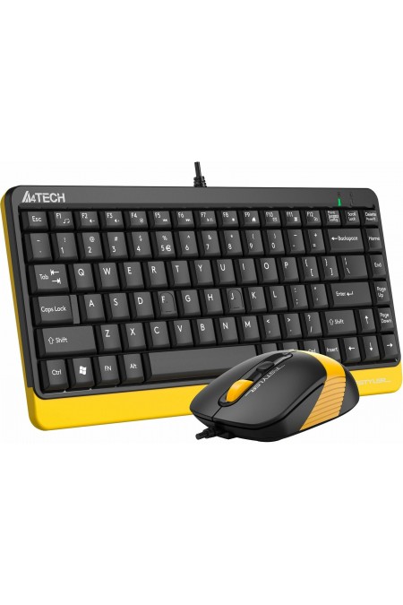 Комплект A4Tech Fstyler FG1110 (черный/желтый) 1