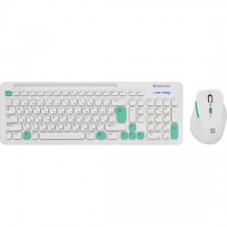 Комплект Defender Cerrato C-978 (45978) (белый/голубой)