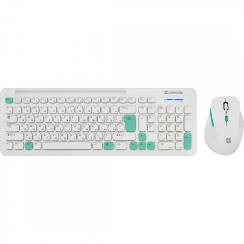 Комплект Defender Cerrato C-978 (45978) (белый/голубой) 