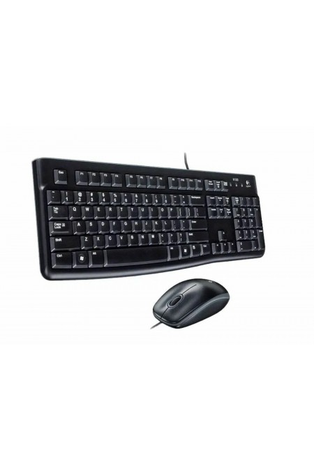 Комплект Logitech DESKTOP MK120 RUS (920-002589) (черный) 