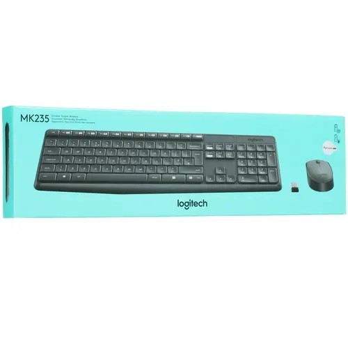 Комплект Logitech MK235 RUS (черный) 1