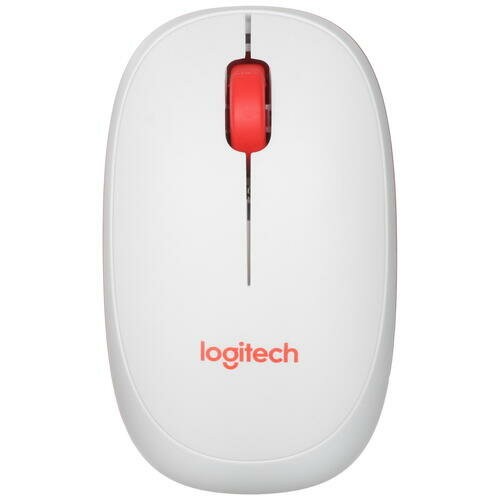 Комплект Logitech MK240 Nano (белый/красный) 5