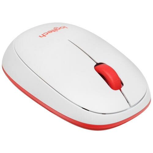 Комплект Logitech MK240 Nano (белый/красный) 6