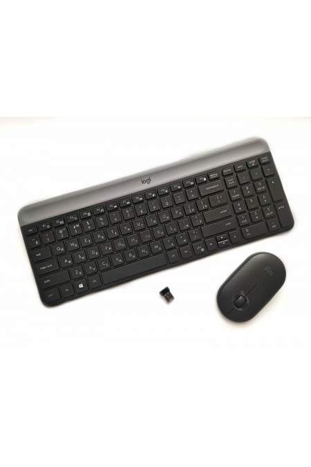 Комплект Logitech MK470 Slim (графитовый) 