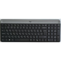 Комплект Logitech Slim Wireless Desktop MK470 (черный)