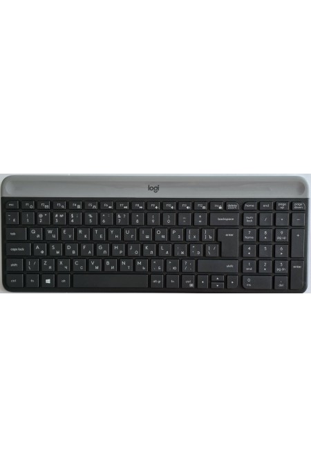 Комплект Logitech Slim Wireless Desktop MK470 (черный) 