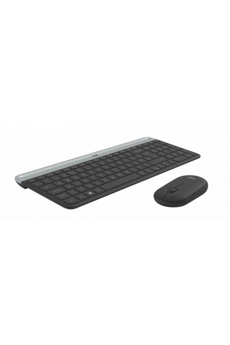 Комплект Logitech Slim Wireless Desktop MK470 (черный) 1