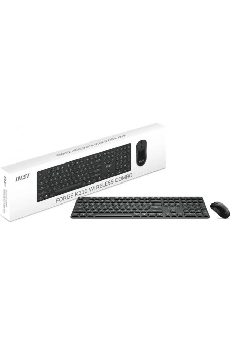 Комплект MSI FORGE K210 W COMBO (черный) 