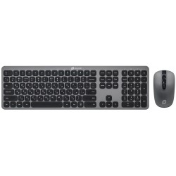 Комплект Oklick 300M (серый/черный)