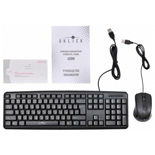 Комплект Oklick 600M (черный) 1